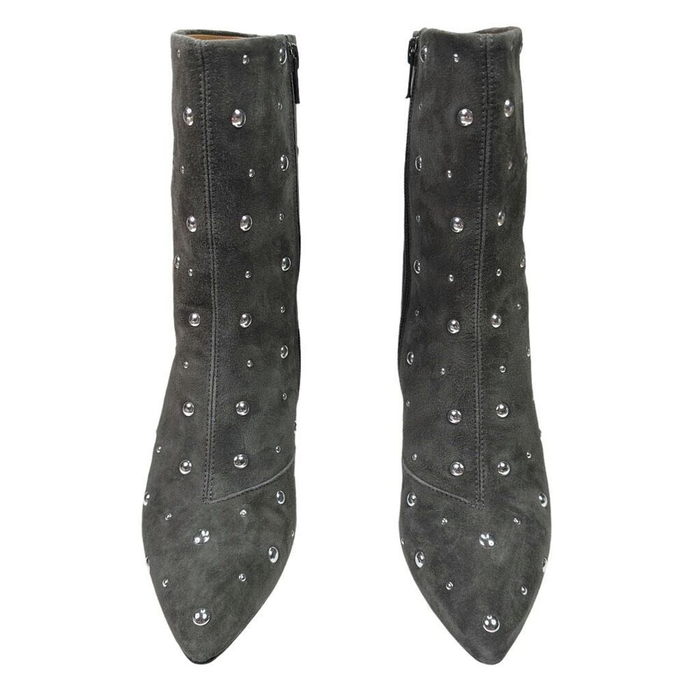 IRO Fernila Studded Suede Ankle Boots - Size 39EU - Picture 4 of 8
